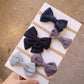 5Pcs/Set Baby Bow Headband Nylon Headbands Cotton Hair Bands for Children Girls Soft Hairband Newborn Hair Accessories Toddler